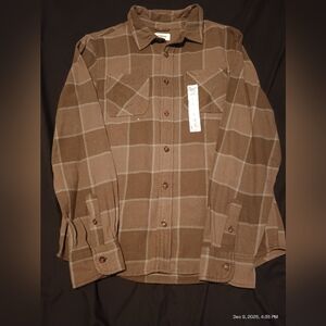 Men's Brown Plaid Jacket